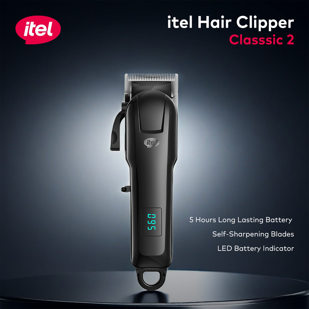 IHC-33 Classic 2-Hair Clipper 2000Mah Sharp Cut & Digital Display 6500RPM