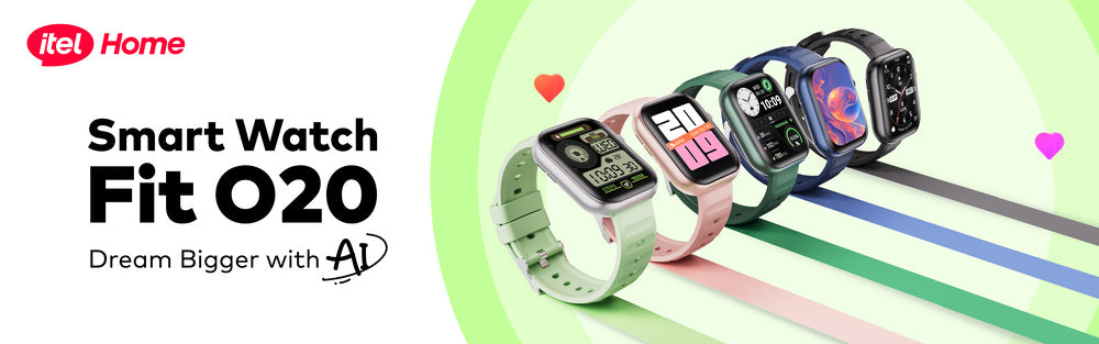 itel SmartWatch Fit 020 2.04" HD Display IP68 AI-Powered New O20