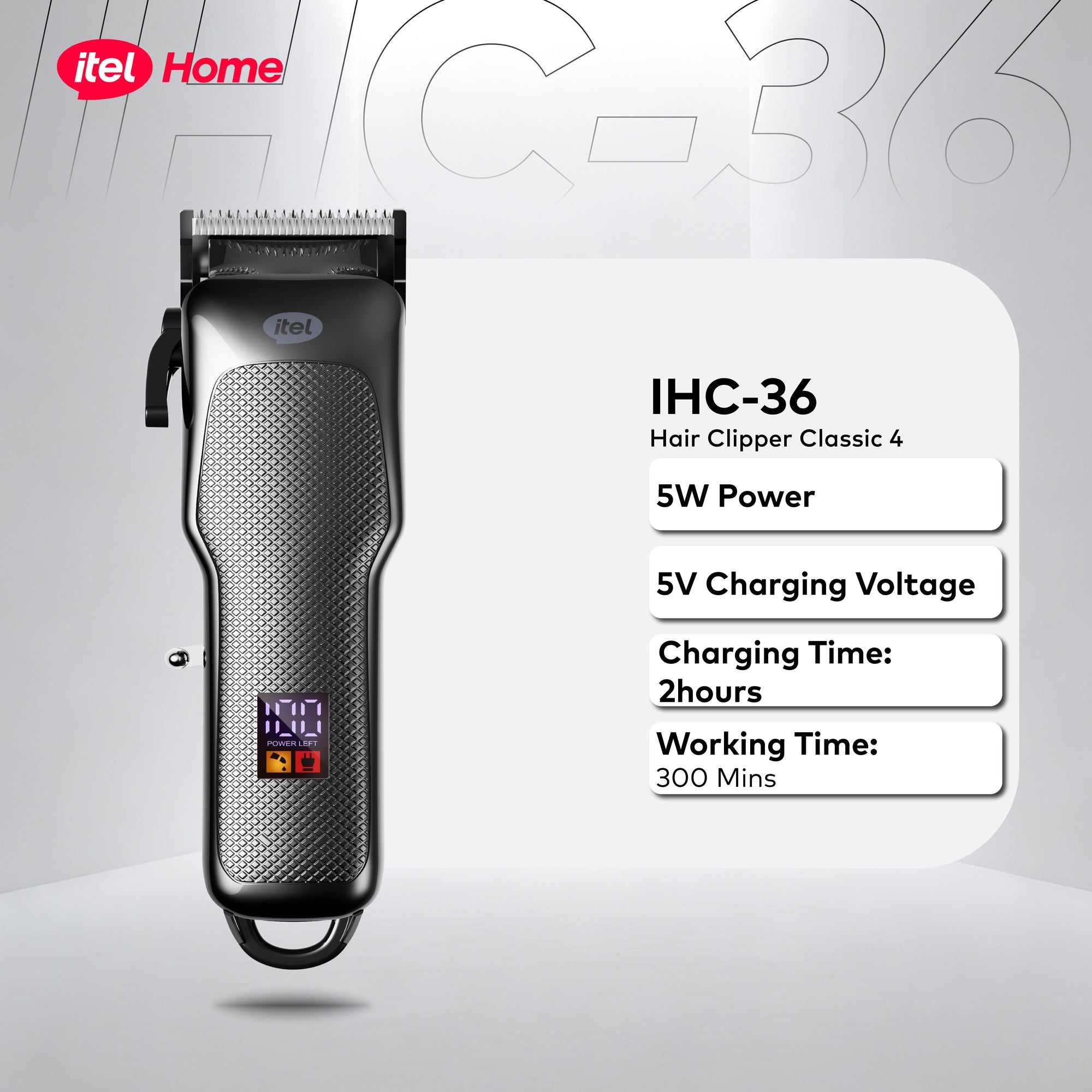 itel IHC-36 Multi-function Hair Clipper