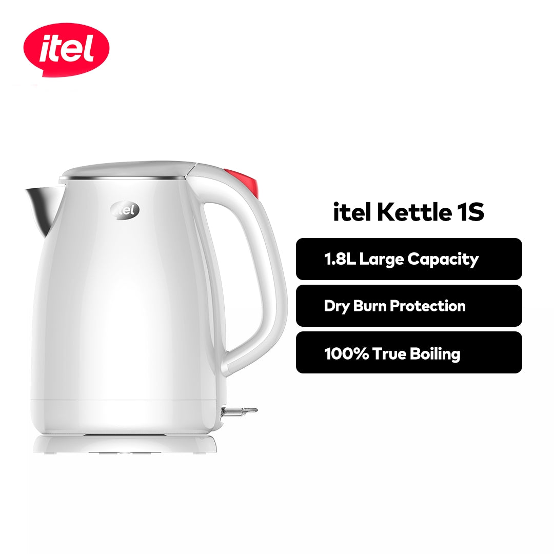 itel Kettle 1S 1.8L High Temperature Controller 100% True Boiling