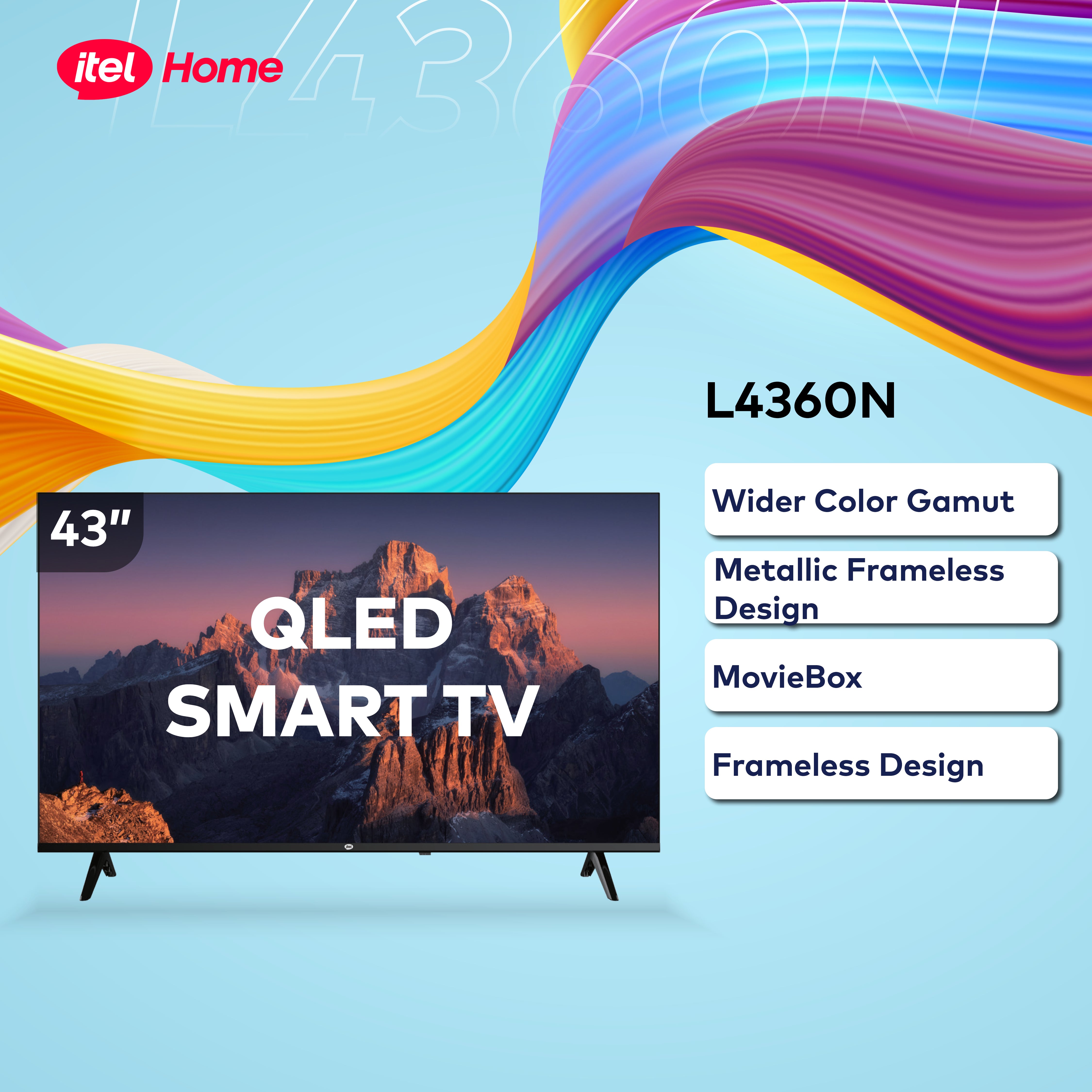 itel 43 QLED Android Smart TV