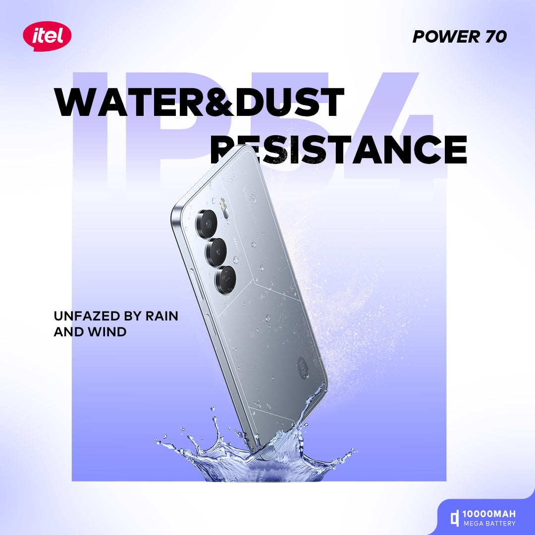 itel Power 70  Smartphone 10,000mAh Mega Battery