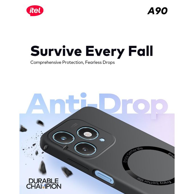 itel A90 6.6" 90hz Dynamic Display 5000mah 15W Fast Charge Android 128+4gb