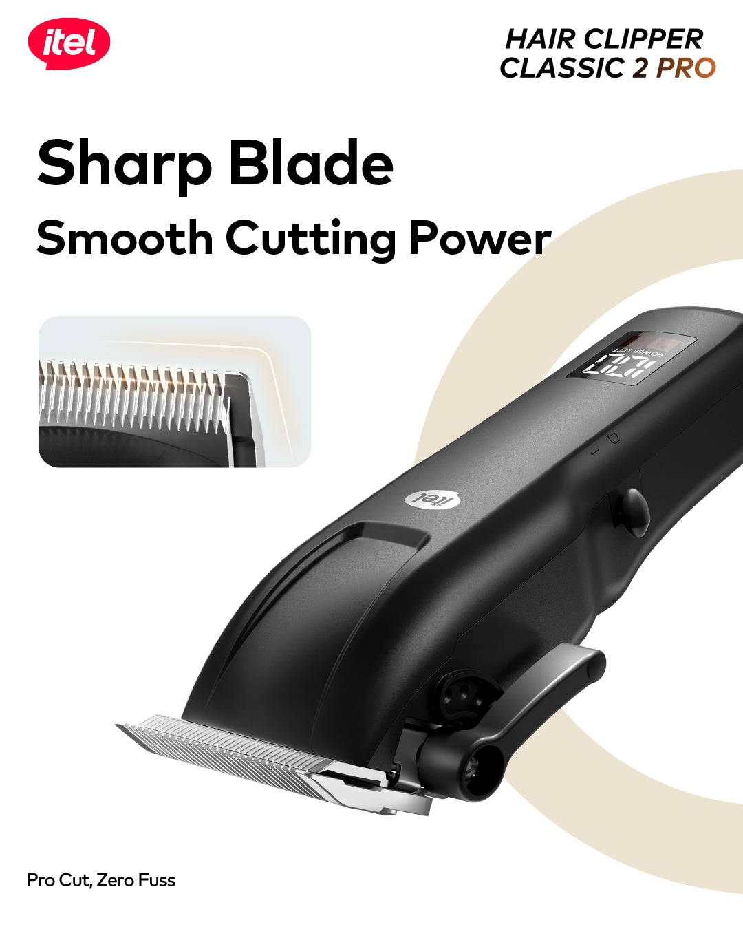 itel IHC-33Pro Hair Clipper Classic 2 Pro