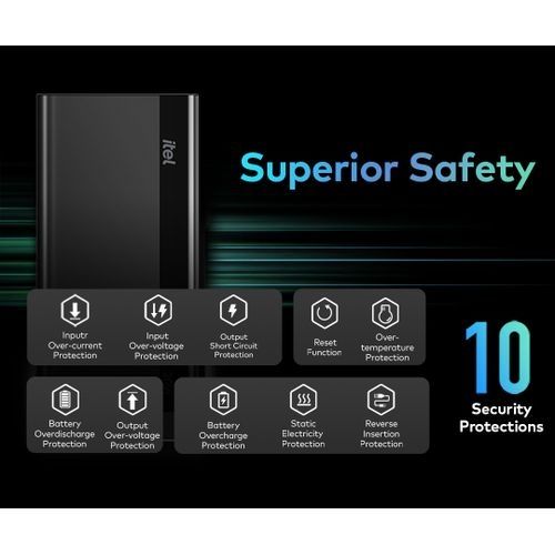 T158 PowerLite 10000mAh 15W Fast Charger Input&output Type C Mobile Power