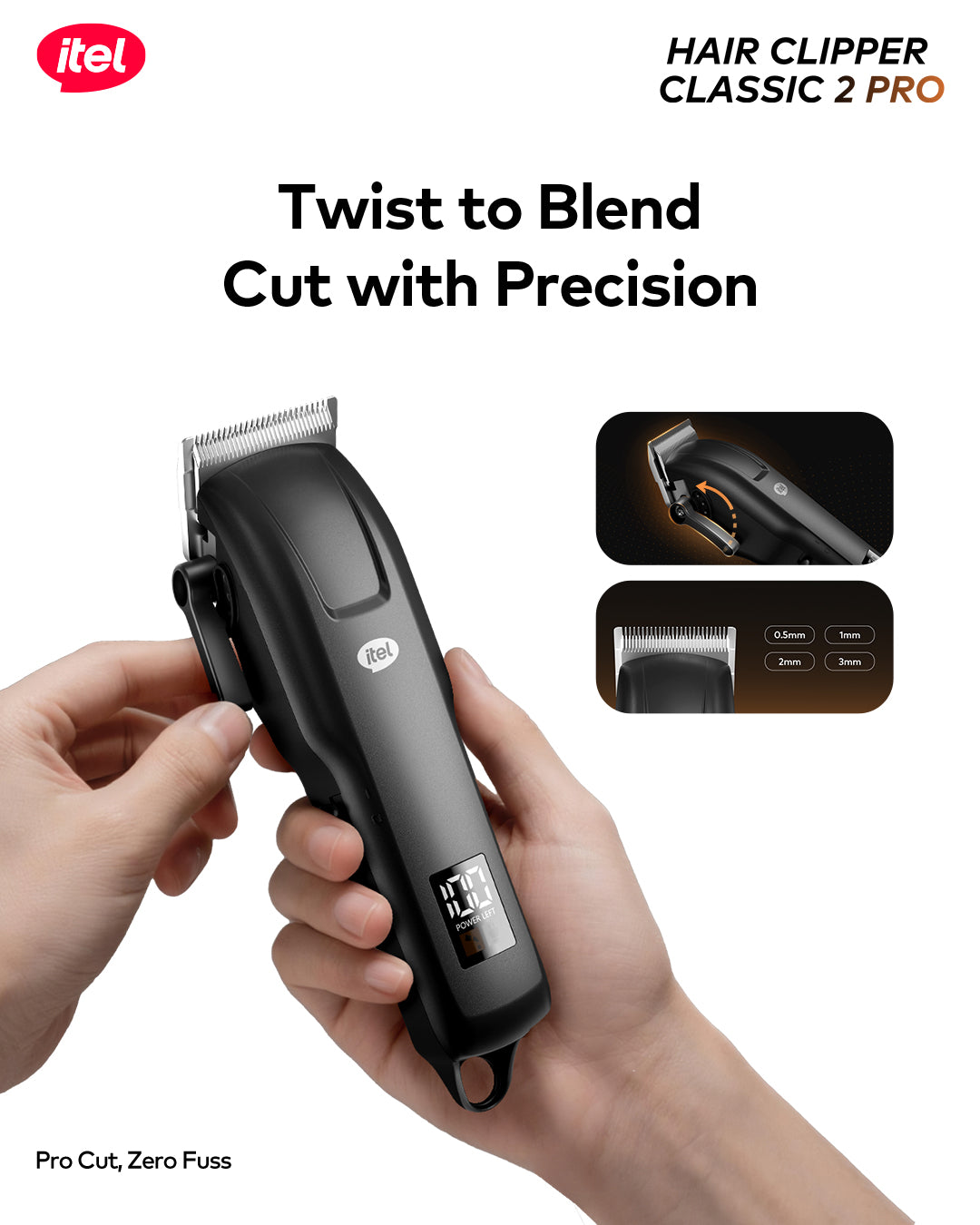itel IHC-33Pro Hair Clipper Classic 2 Pro
