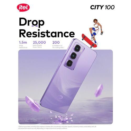 itel City 100 Slim Design 5200mAh 128/4+8gb Drop Resistant