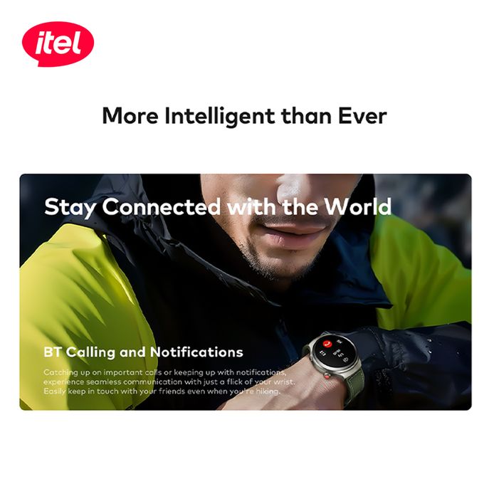 itel smart Watch Edge R1 Pro O43 Fast Charging AMOLED Display