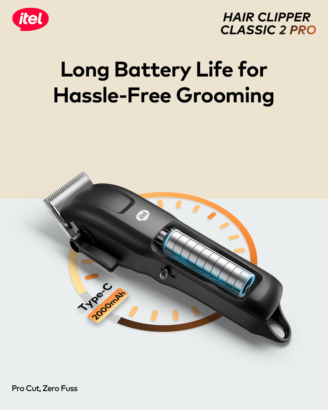 itel IHC-33Pro Hair Clipper Classic 2 Pro