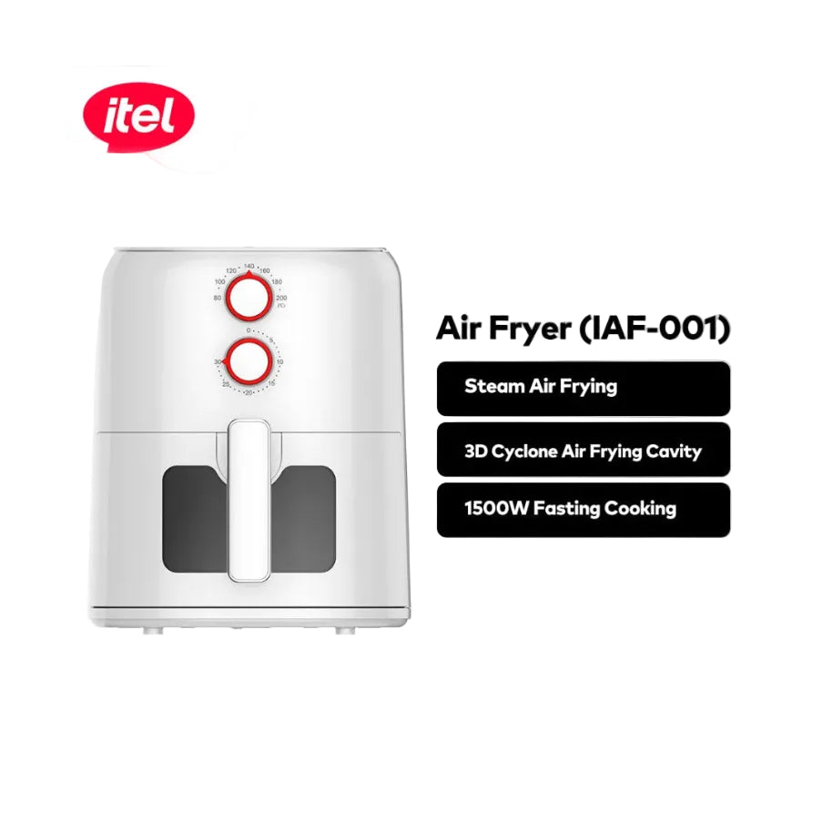 itel 5L Temperature Control Oil-free Air Fryer (IAF-001) Airfryer