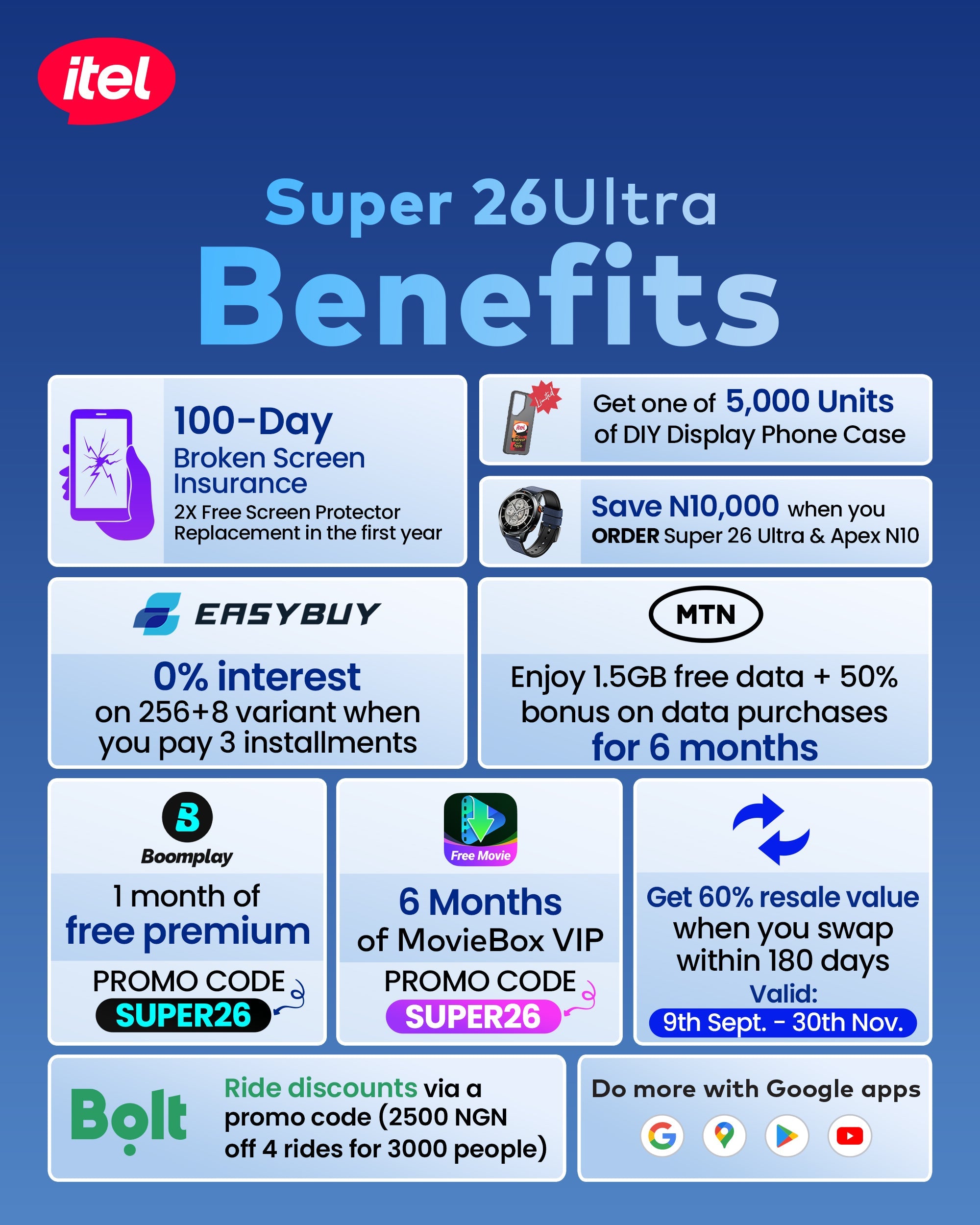 SUPER 26 Ultra | 6000mah