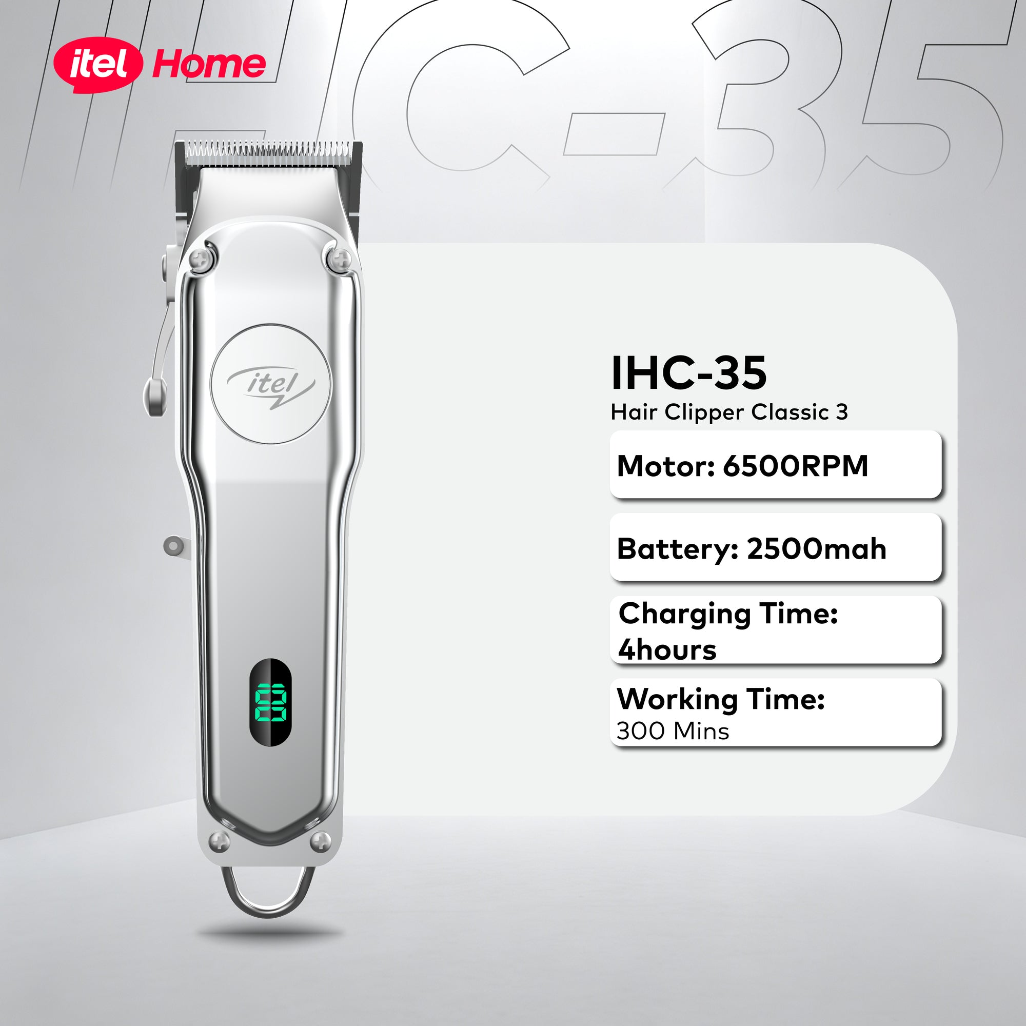 itel IHC-35 Multi-function Cordless Hair Clipper