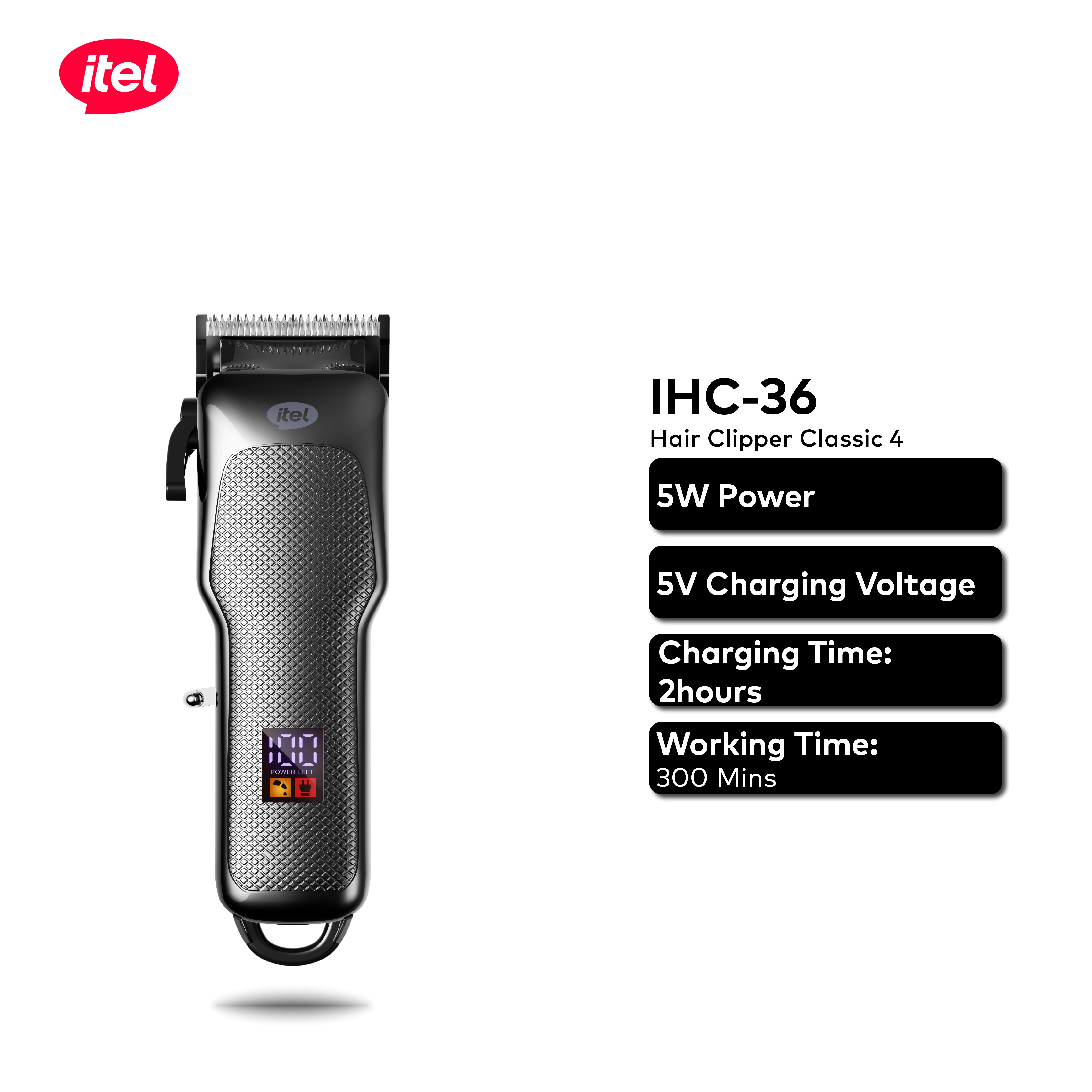itel IHC-36 Multi-function Hair Clipper