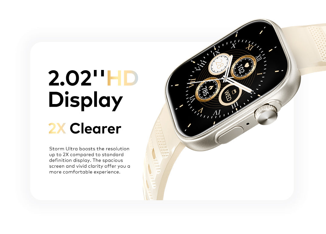 itel smartwatch O23 StormUltra 2.02'' HD Scratchproof IP68