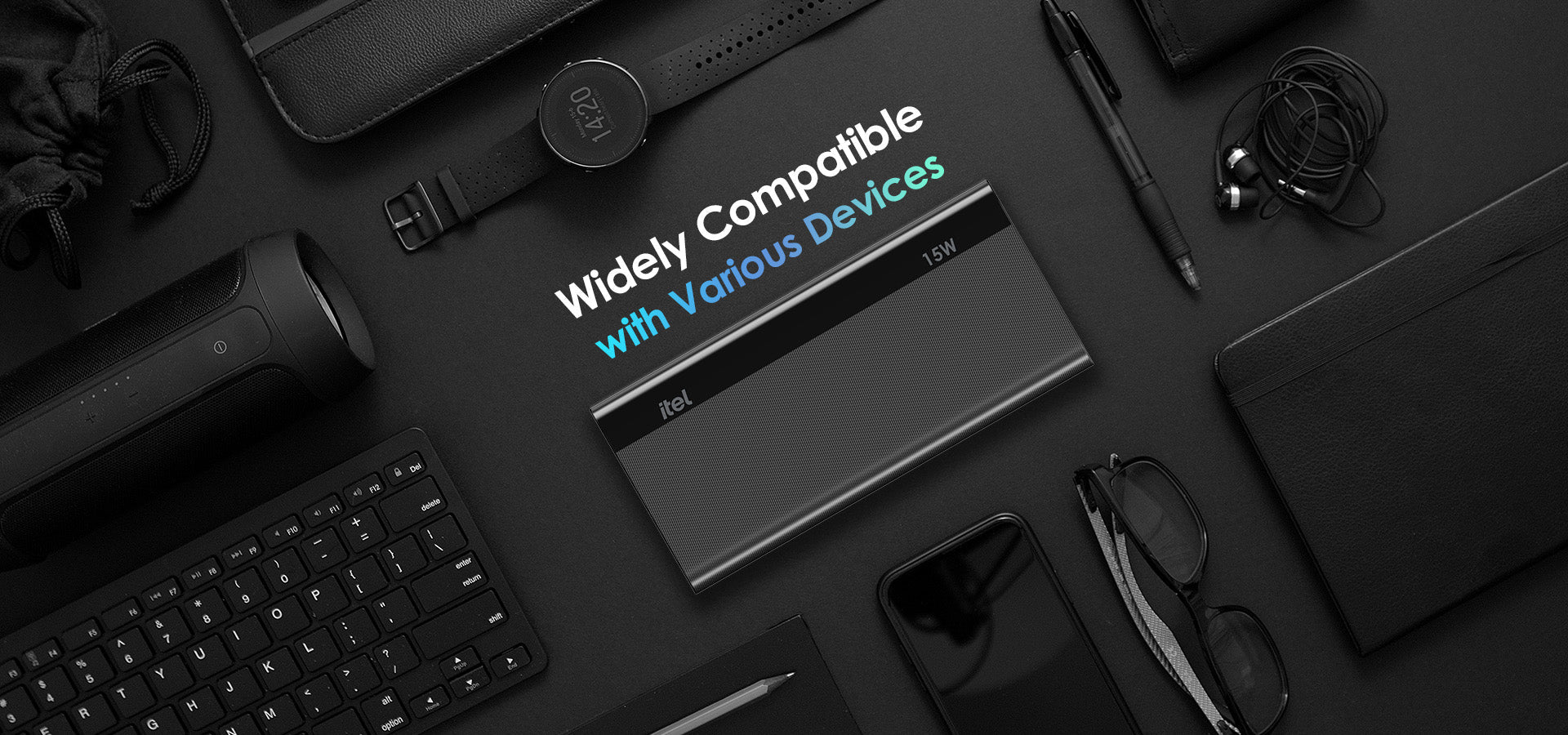 itel 20000mAh T162 15W Type-C Output Fast Charging Power Bank